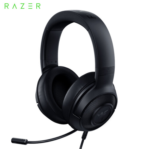 雷蛇 Razer 北海巨妖标准版X 北海巨妖标准版升级款 头戴式游戏耳机 电竞耳麦 7.1 电脑手机耳机 黑色