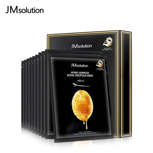 JMsolution肌司研莹润蜂胶面膜30ml*10片(JM水光蜂蜜面膜  补水保湿  韩国进口 新老包装随机发货）