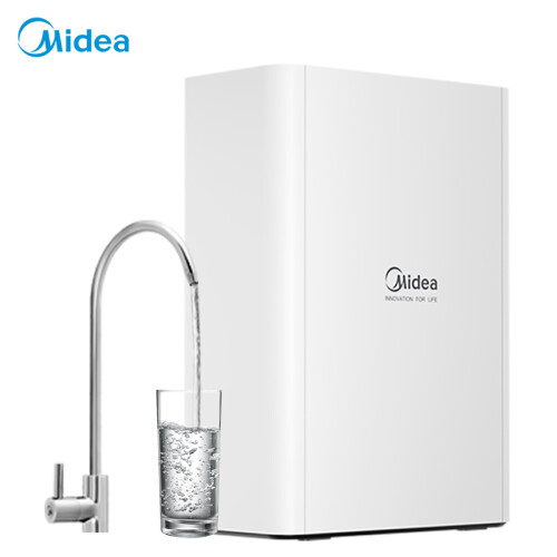 美的 Midea 家用厨下式小白超滤净水机 超集一体芯5秒自主换芯 强化过滤保留矿物质 不插电零废水 MU1861A