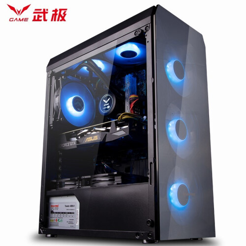 武极 AMD锐龙R5 2600/RX580 8G/DDR4 8G/办公游戏台式电脑主机/DIY组装机 配置三 锐龙R5 2600+华硕RX580 8G