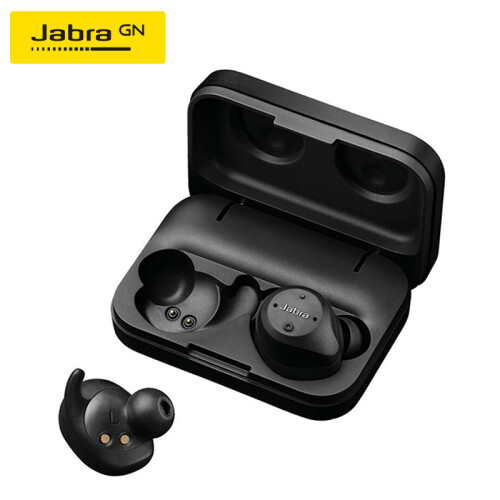 捷波朗（Jabra）Elite Sport 臻跃 真无线专业运动耳机无线蓝牙耳机耳麦智能心率监测 防水防尘 升级版 黑色