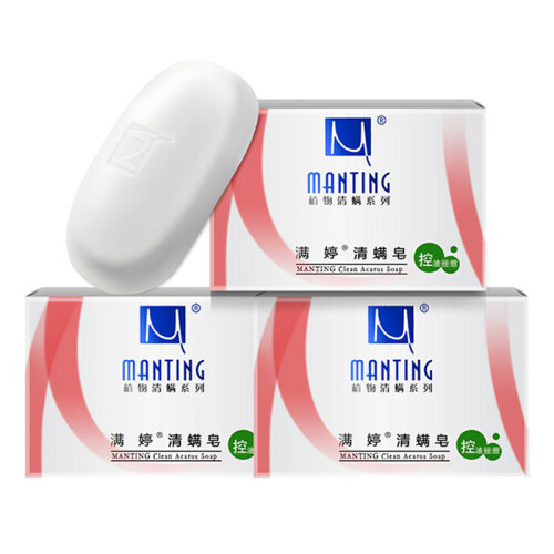 满婷（MANTING）清螨皂 100g*3（除螨皂 香皂）