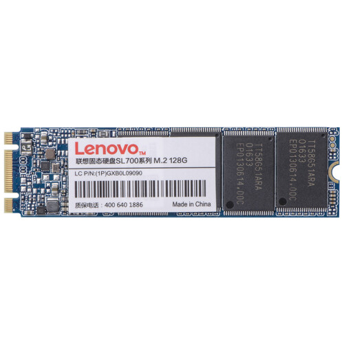 联想（Lenovo) 128GB SSD固态硬盘 M.2接口(SATA总线) SL700固态宝系列 2280板型