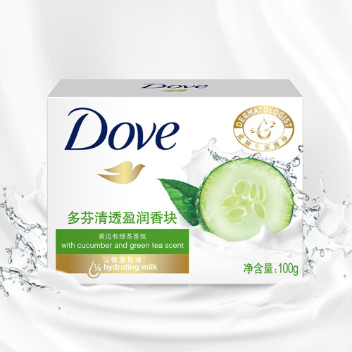 京东超市多芬(DOVE)香皂 清透盈润香块100g