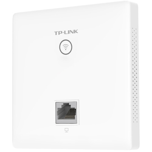 TP-LINK AP450I-POE  450M无线86型面板式AP 企业级酒店别墅wifi接入 POE供电 AC管理