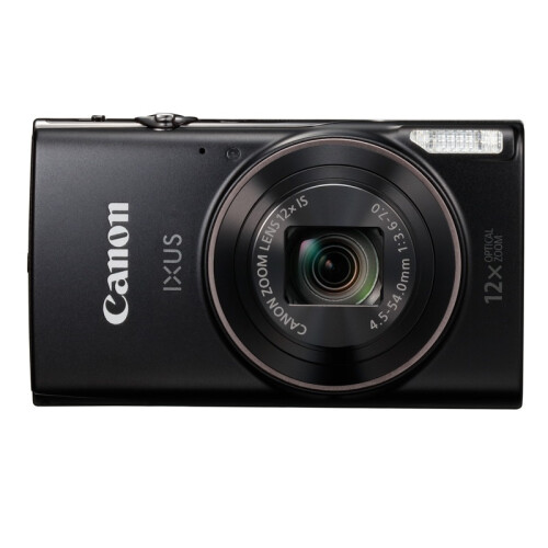 佳能（Canon）IXUS 285 HS 数码相机 黑色（2020万像素 12倍光学变焦 25mm超广角 支持Wi-Fi和NFC）