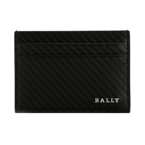 BALLY 巴利【品牌自带礼盒】 男士黑色皮质卡片夹 BHAR Z 30 6224262