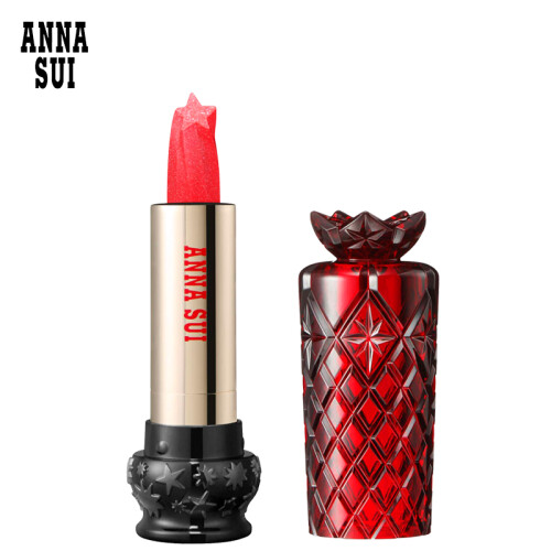 安娜苏(Anna sui)红宝石星彩唇膏650 3g 耀眼橘 (唇蜜 唇釉 口红)