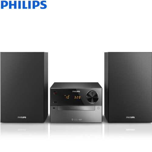 飞利浦（PHILIPS）BTM2310B/93 音响 音箱 CD机 USB 播放机 迷你音响 组合音响 蓝牙音响 定时闹钟 电脑音响