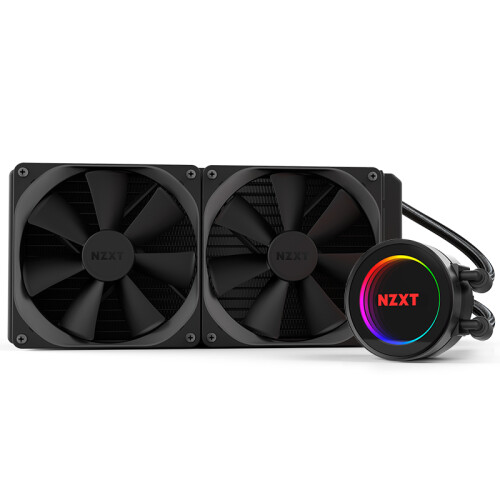 恩杰 NZXT Kraken海妖 X62 280mm一体式水冷散热器（可调色RGB水冷头/静音/耐久/散热/280mm冷排/双风扇）