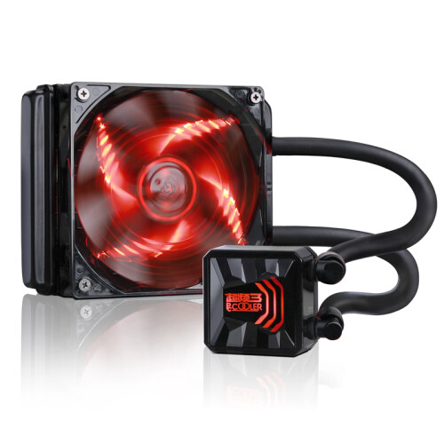 超频三（PCCOOLER）巨浪120 CPU水冷散热器 （多平台/一体式水冷/LED红光/12cm智能温控/cpu风扇/配硅脂）