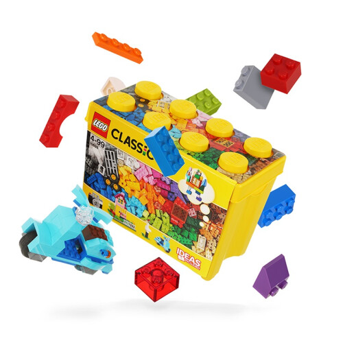 京东超市乐高(LEGO)积木 经典创意Classic大号积木盒 4-99岁 10698 儿童玩具 男孩女孩生日礼物 小颗粒