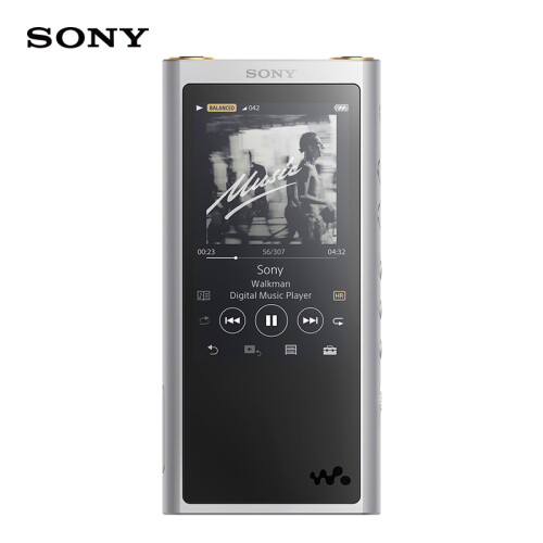 索尼（SONY）NW-ZX300A Hi-Res高解析度无损4.4平衡DSD解码音乐播放器（银色）