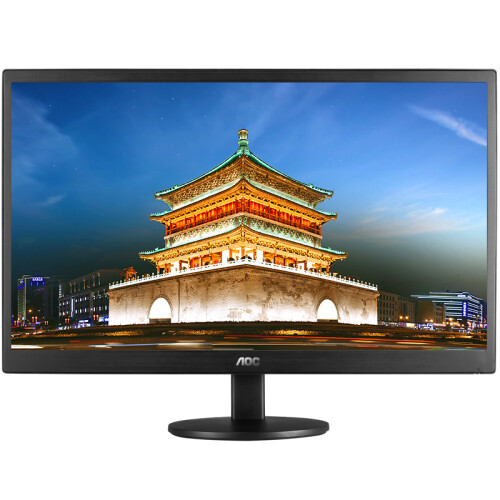 AOC E970SWN5 18.5英寸LED背光节能窄边框液晶电脑显示器（黑色）