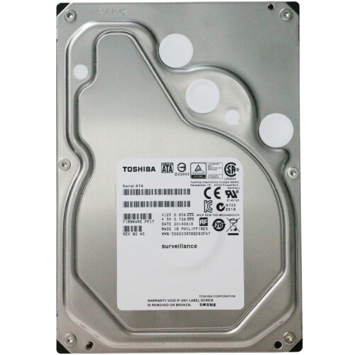 东芝(TOSHIBA) 4TB 128MB 7200RPM 台式机机械硬盘 SATA接口 通用数据存储系列 (MD04ACA400) 高容量硬盘存储