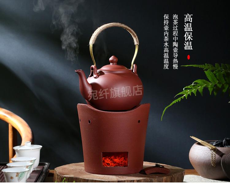 碳炉煮茶炭火茶炉电炭炉碳炉烧炭炉红泥泥炉小风炉橄榄炭木炭功夫煮茶