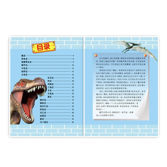 神秘恐龙档案 探索神秘恐龙世界 彩图注音版全6册