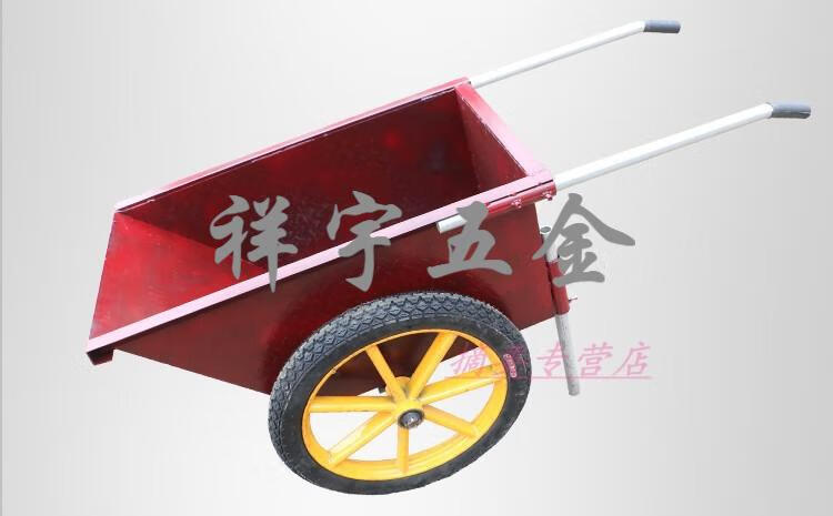 定制青云加厚劳动车手推车灰斗车环保车工地人力建筑车家用垃圾车30件