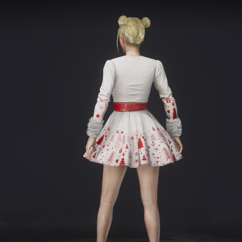 pubg绝地求生白裙皮肤cdk兑换码圣诞节年末问候套装礼包端游吃鸡 年末