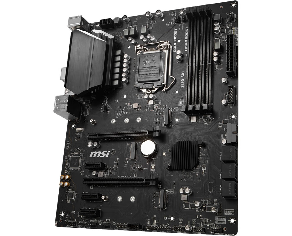 intel i5-9400/f 9600kf 微星b365 z390 cpu主板套装 微星 z390m-s01