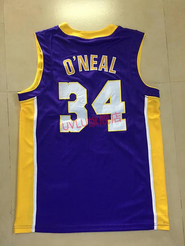 耐克奥尼尔34号球衣nba湖人队248号23号刺绣套装篮球服定制詹姆s湖r