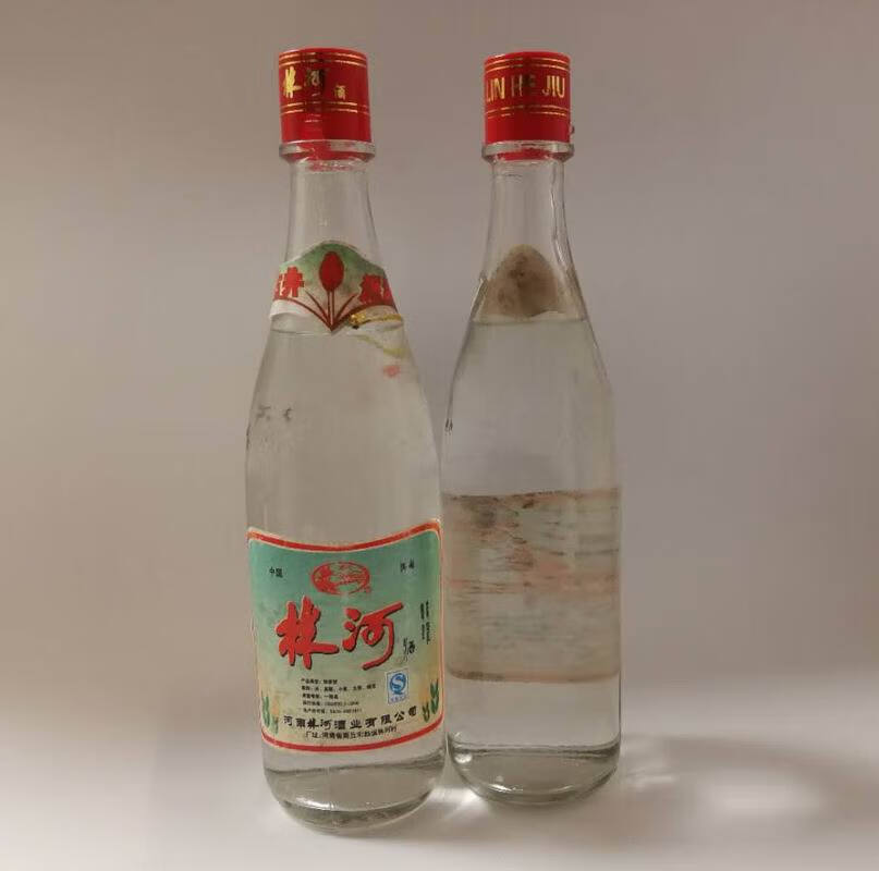 林河酒2008年陈年老酒河南名酒林河酒纯粮食酒53酒收藏摆柜林河1瓶