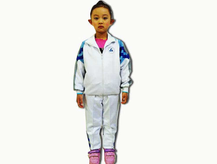 【定制校服】北京市八一学校校服粉白蓝白经典中小学生春套装保定可