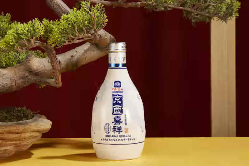 中海京西喜祥清香型白酒500ml6瓶整箱装