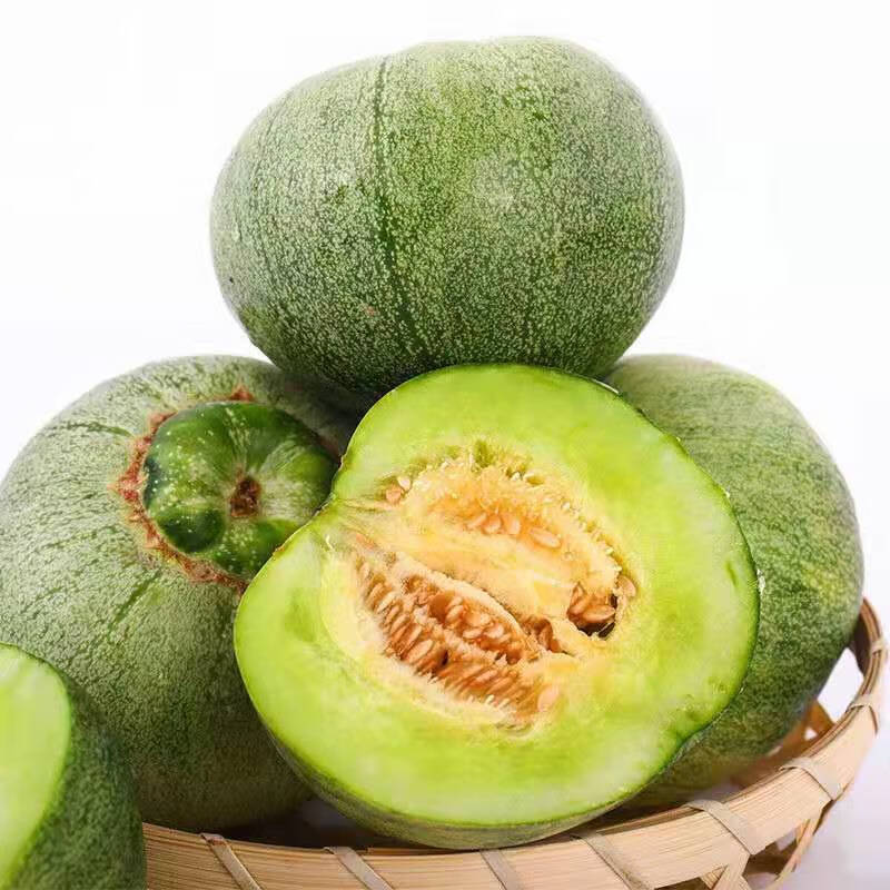 鲜美惊水果绿宝甜瓜绿肉蜜香瓜新鲜当季水果9斤装坏果包赔