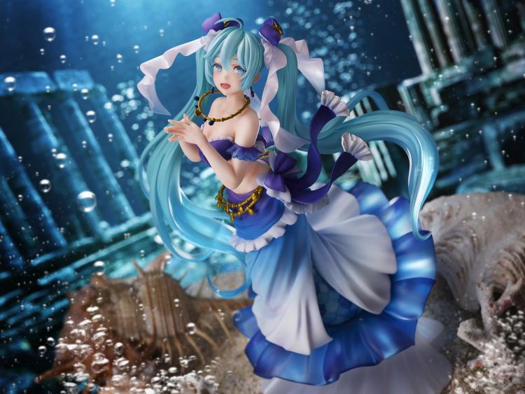 初音未来手办美人鱼现货taito初音未来miku人鱼公主美人鱼艺术家景品