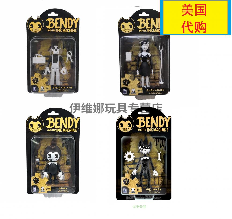 bendyinkmachine班迪与墨水机器印墨机5寸游戏玩具人偶天使第三季