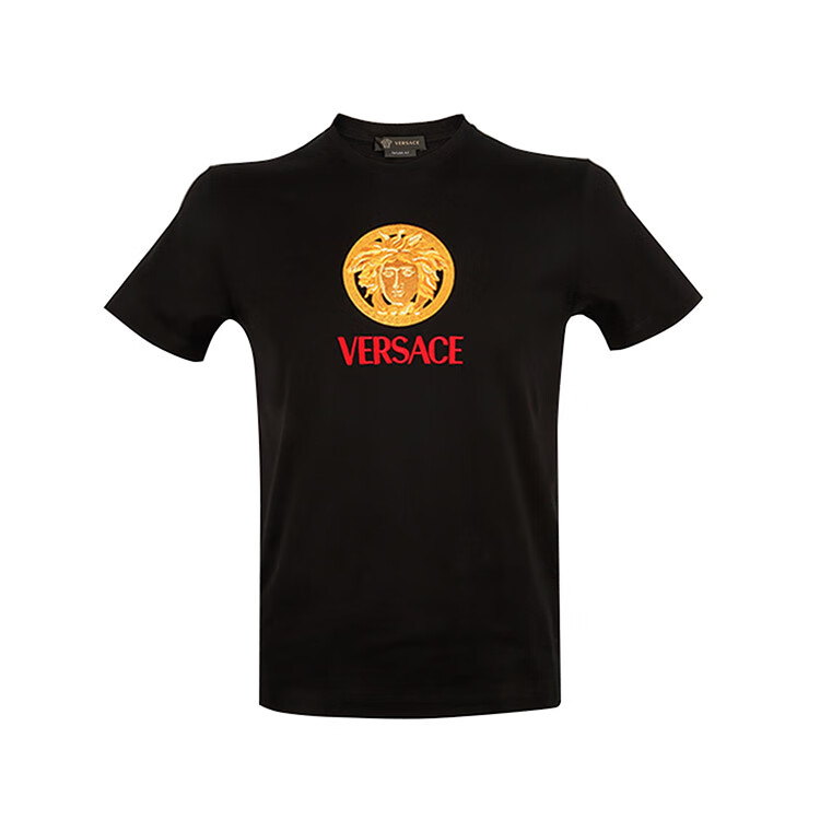 【寺库正品】versace 范思哲 男士上衣棉质短袖t恤a86239 a228806 a