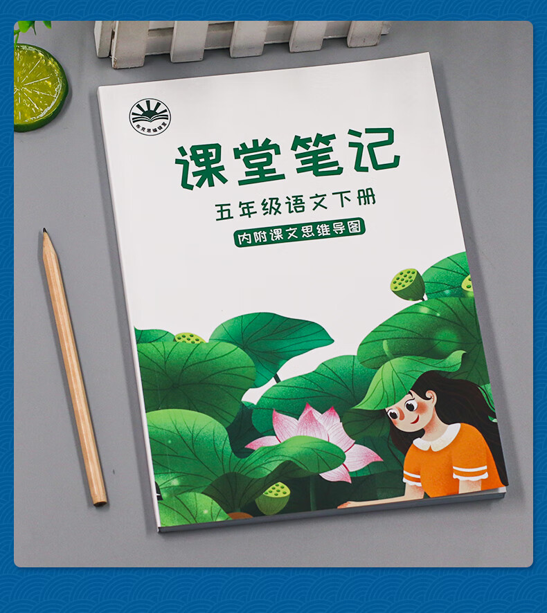 科目可选抖音同款五年级下册语文课堂笔记同步人教版知识点整理归纳