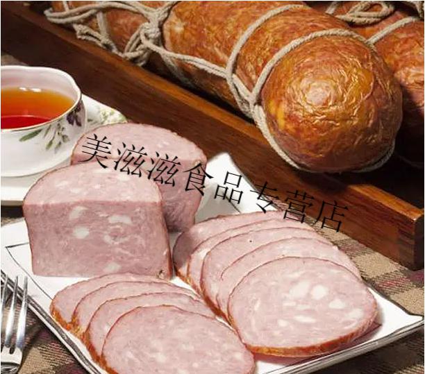 东北特产品牌直播代购哈尔滨马迭尔茶肠即食用500克左右两件马迭尔茶