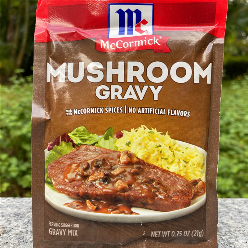 味好美蘑菇肉汁调味粉mccormick mushroom gravy seasoning mix