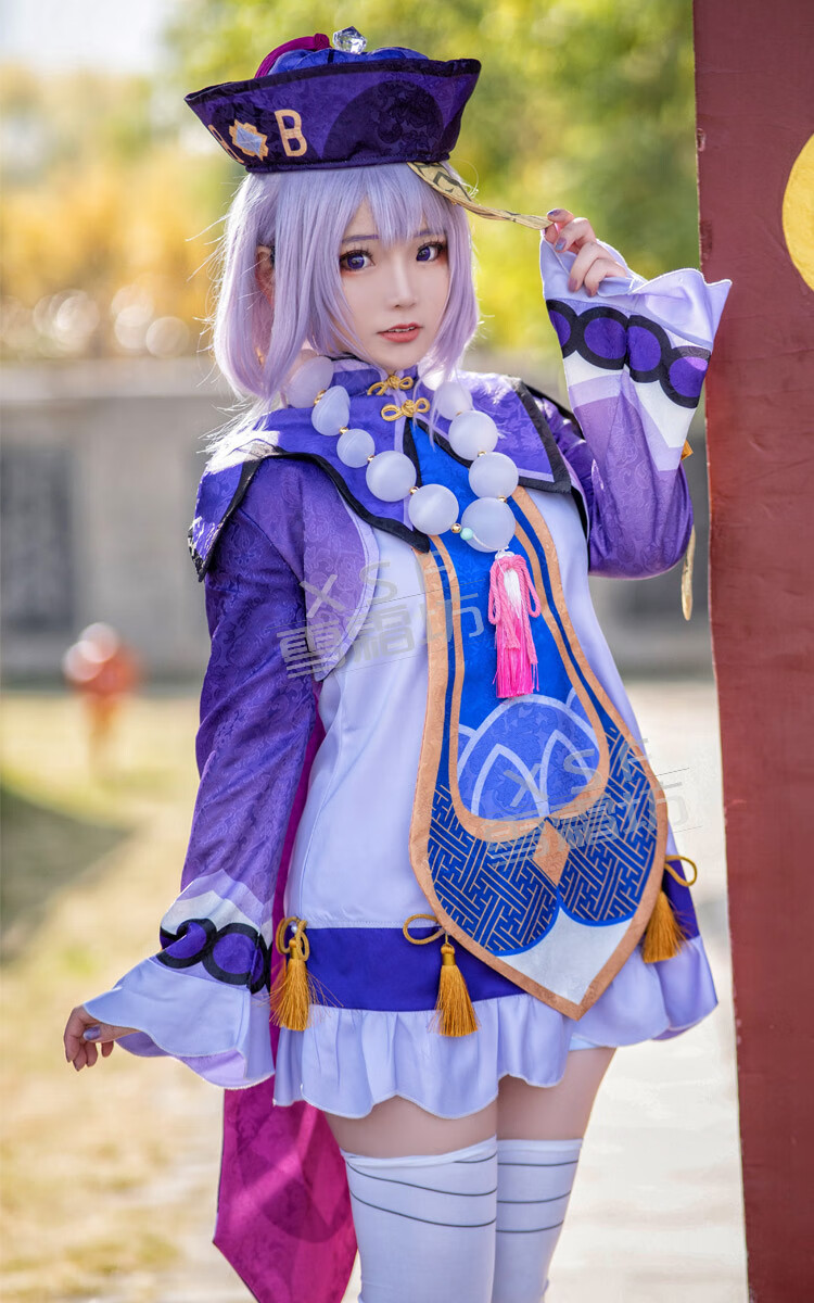 cos服 原神cos服七七僵尸冻冻回魂夜万圣节cosplay全套服装cospaly