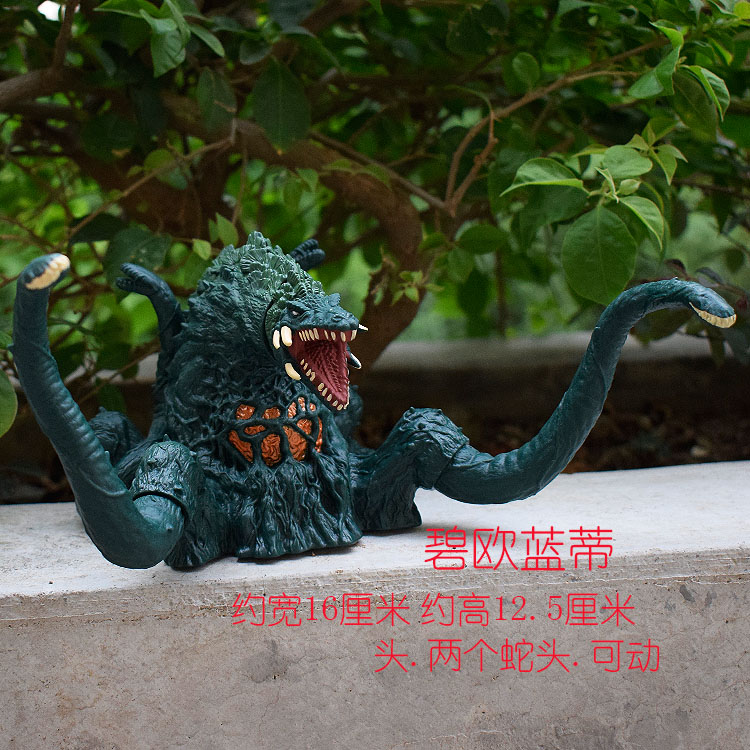哥斯拉玩具手办模型三头龙怪兽恐龙玩偶关节可动男孩子生日礼物b款