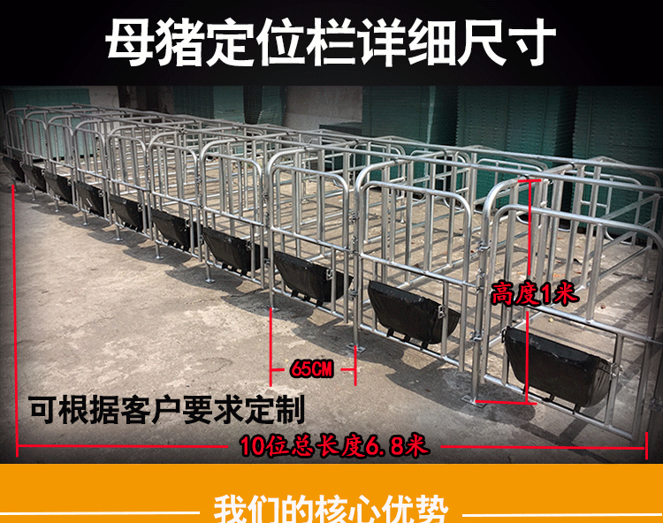 5毫米猪圈围栏复合漏粪板母猪产床养猪用设备 2.