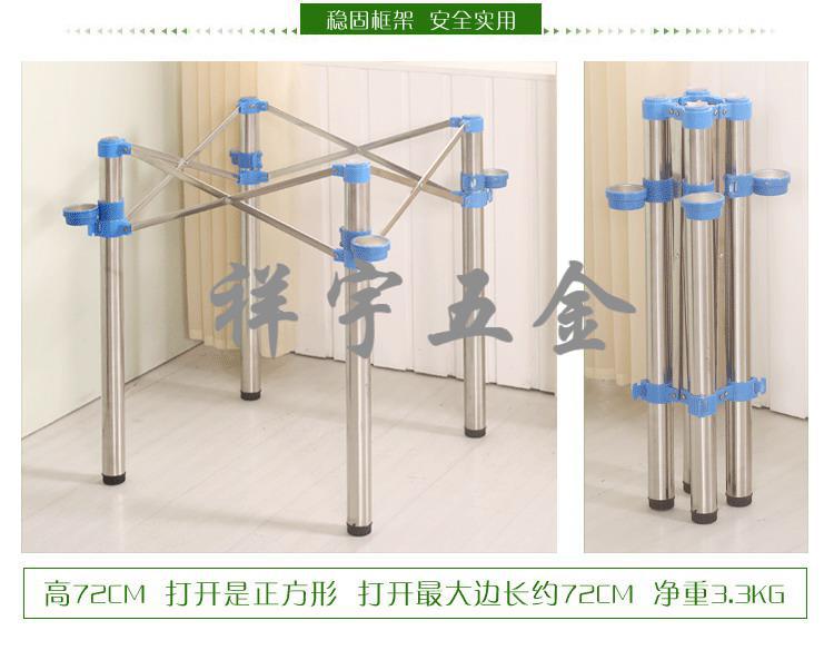 折叠桌架桌腿支架桌脚架金属桌架子不锈钢折叠麻将桌腿快餐桌子腿