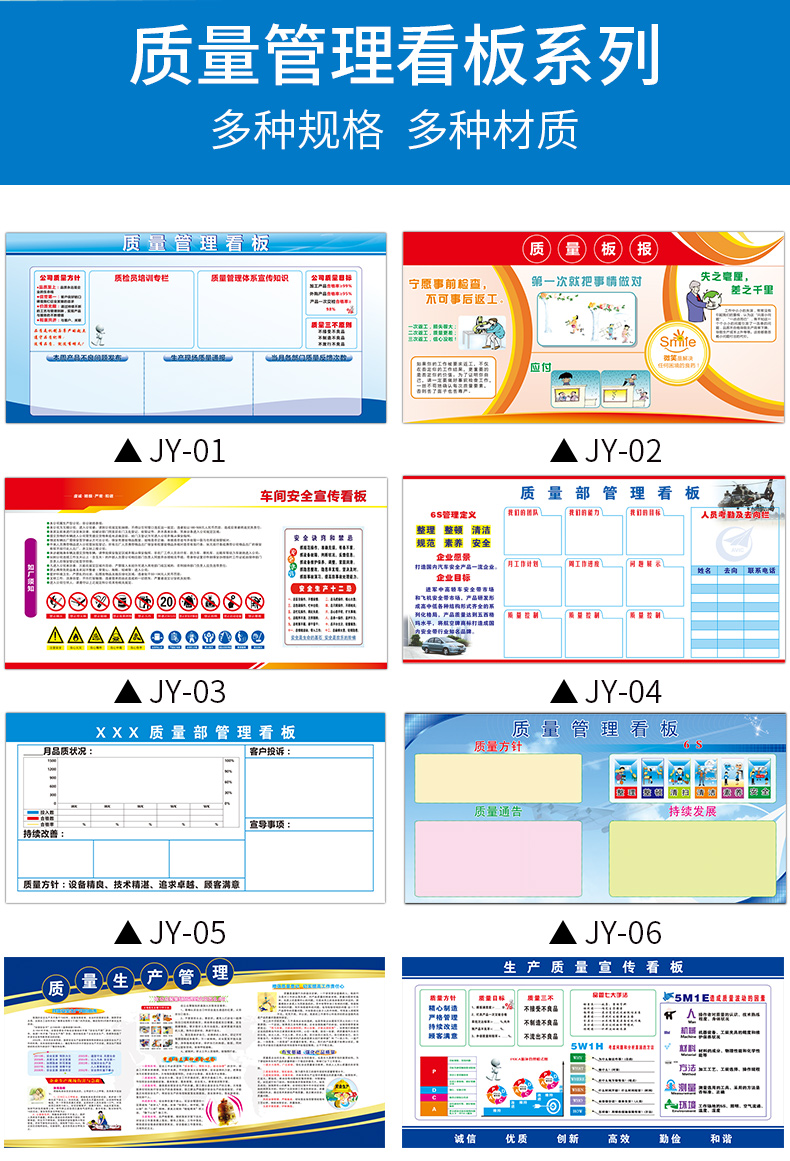 板报质量生产部宣传管理看板品质质量宣传看板工厂车间企业质量监督