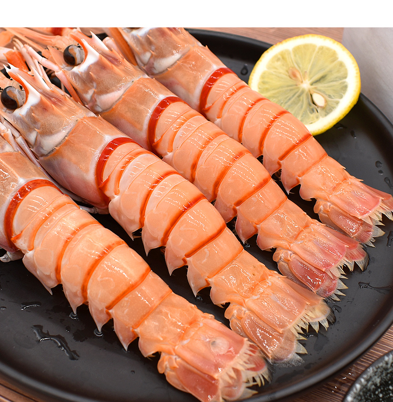 深海鳌虾刺身scampi斯干比南极特大小龙虾日料123号1000g2024cm