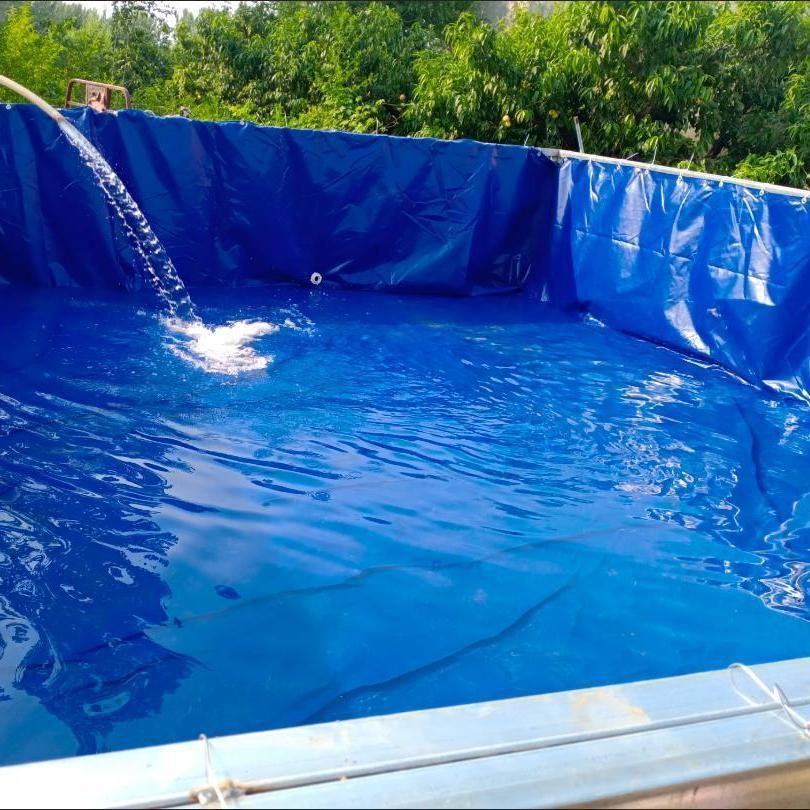 帆布鱼池养殖水箱油布塑料布泳池大型防雨布防水布蓄水池加厚篷布加厚