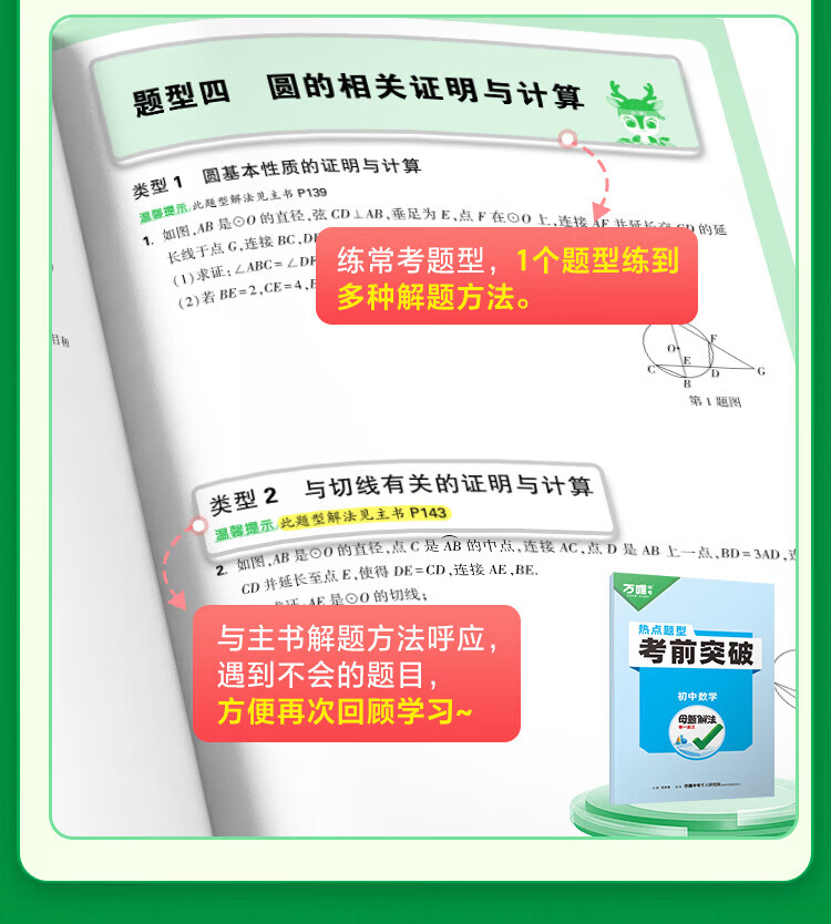 2025万唯初中数学物理化学语文英语解法解题母题方法爆款中考母题解法清单举一反三解题方法基础知识解题思维方法大全七八九年级 母题解法 爆款--三科套装【数理化】详情图片9