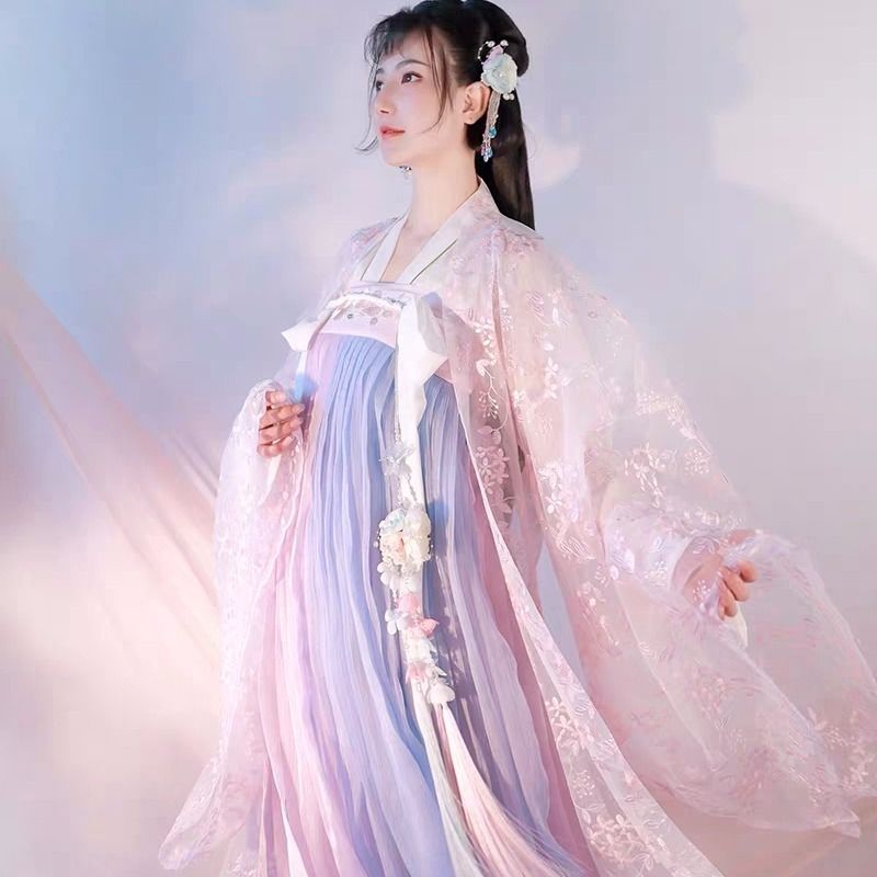 粉红色 【春樱】襦裙 品牌: 凌菲小姐(miss ling fei) 商品名称:凌菲