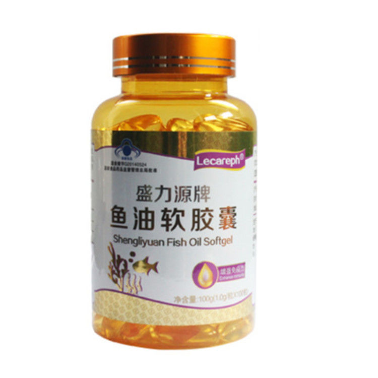 鱼油软胶囊dha中老年成人改善记忆力可搭益脑筠康美堂100粒发1瓶