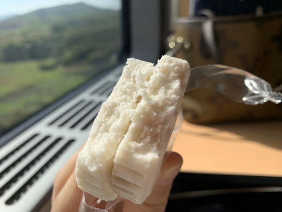 纯手工山药薏米糕500g淮山薏米饼糕点心广东特产零食小吃 紫米淮山糕