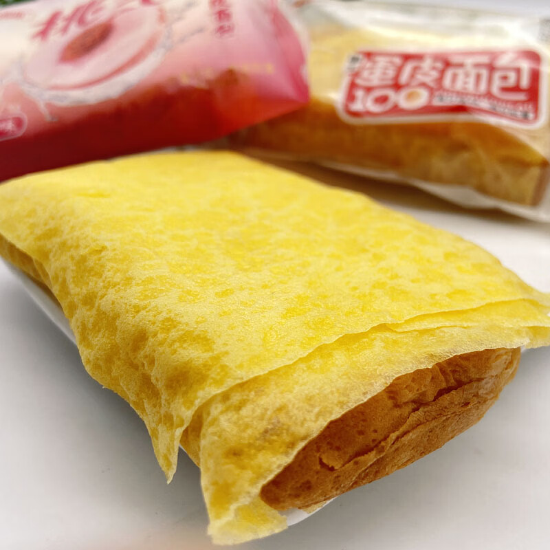 手工蛋皮面包肉松沙拉咸蛋黄乳酸菌味夹心儿童早餐吐司零食乳酸菌味4