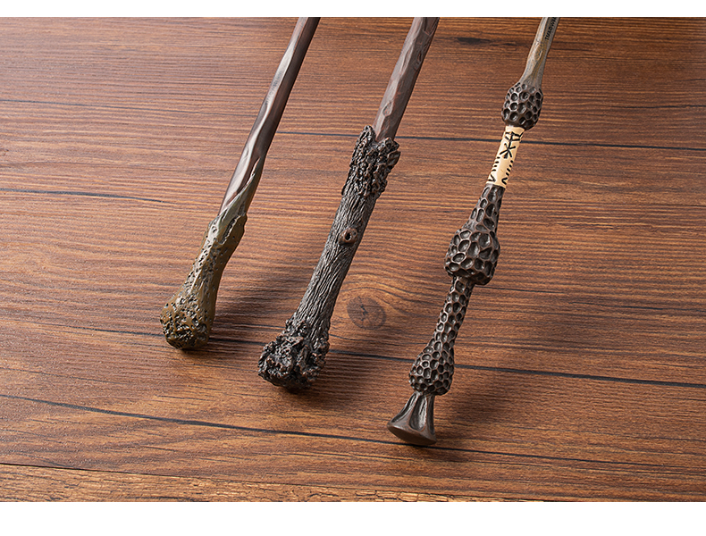 哈利波特魔杖喜悠悠原厂魔杖哈利带金属芯波特周边官方魔法杖接骨木
