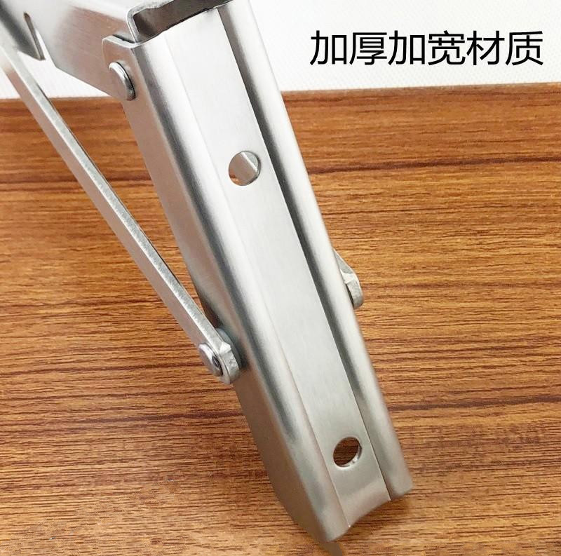 不锈钢折叠三角支架托架墙上隔板置物架90度活动支撑架墙壁伸缩活动