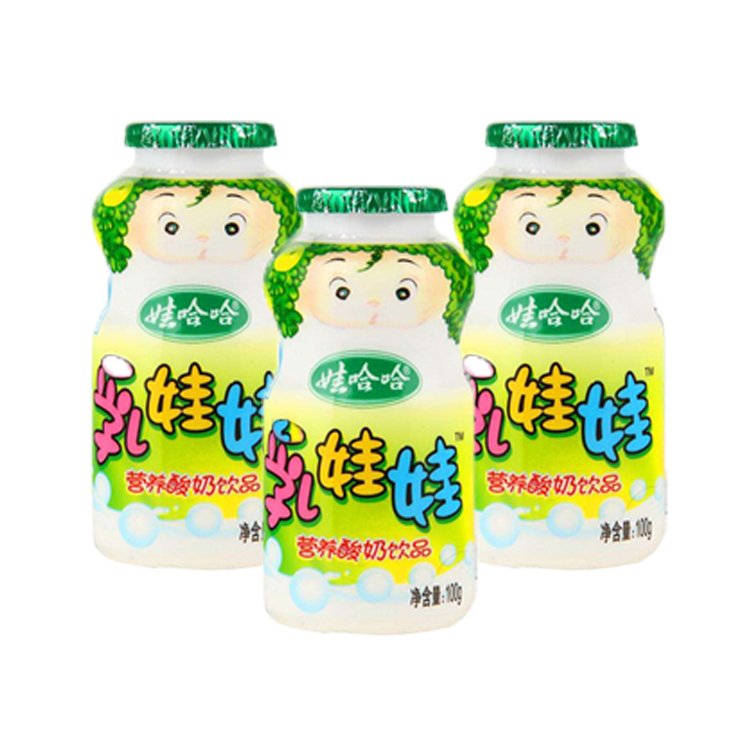 乳娃娃 100g*40瓶乳娃娃 营养酸奶饮品哇哈哈乳酸菌益生菌牛奶 原味